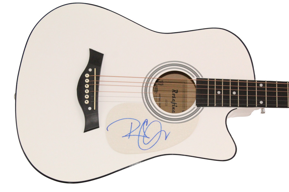 Robert Plant Led Zeppelin Signed Autograph Acoustic Guitar w/ JSA COA
