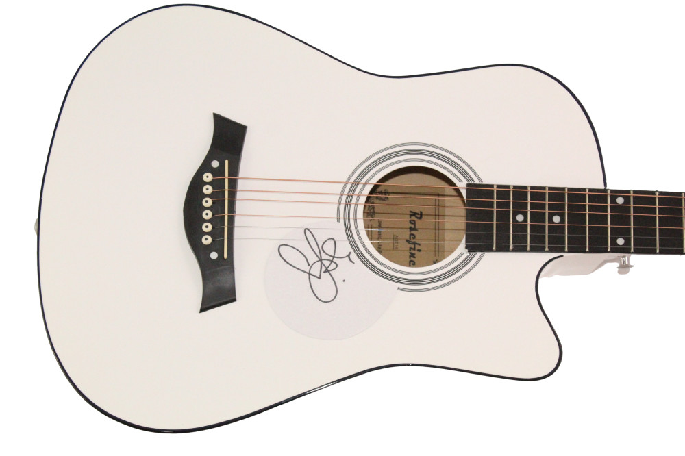 Pink P!nk Signed Autograph Acoustic Guitar - The Truth About Love Try This - JSA
