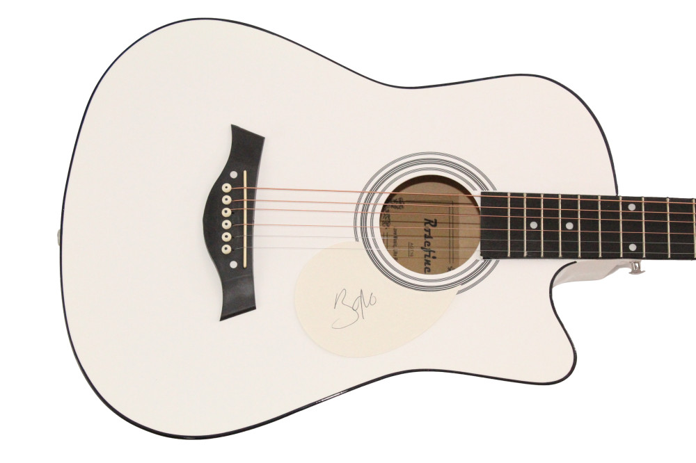 Bono U2 Signed Autograph Full Size Acoustic Guitar - October Achtung Boy JSA COA
