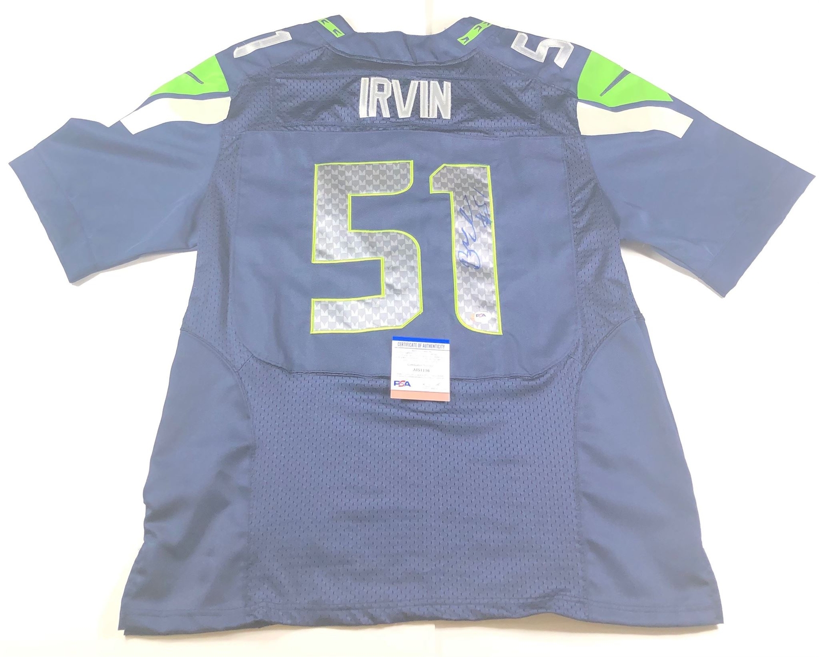 Bruce Irvin signed Jersey PSA/DNA Seattle Seahawks Autographed
