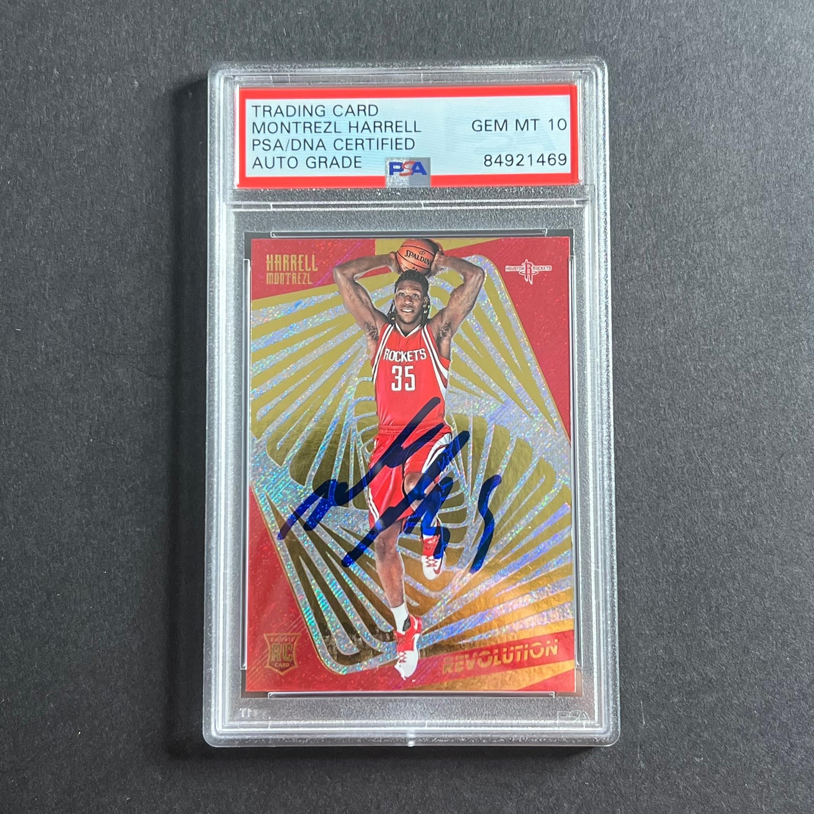 2015-16 Panini Revolution #148 Montrezl Harrell Signed Card AUTO 10 PSA Slabbed
