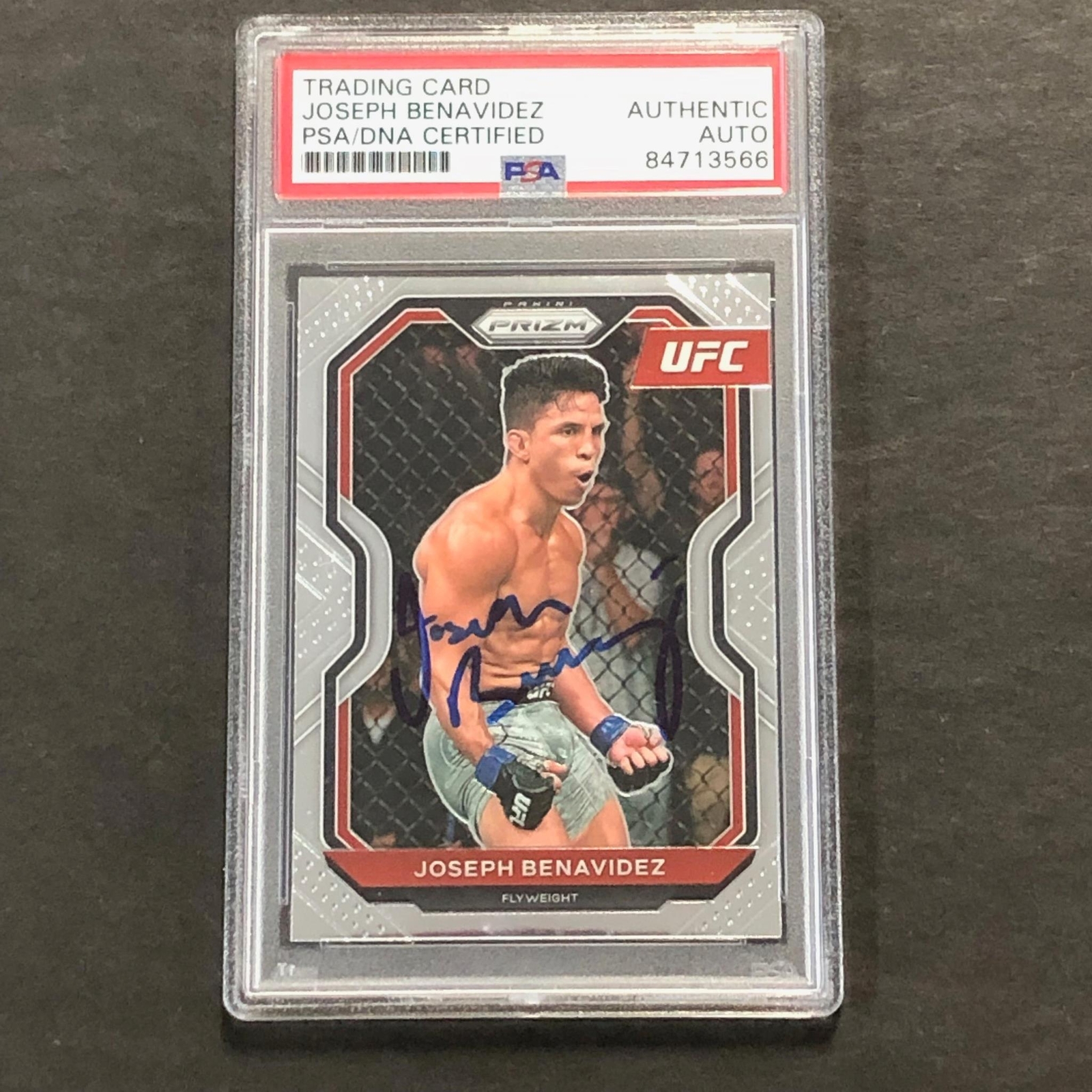 2021 Panini Prizm #35 Joseph Benavidez Signed Card PSA Slabbed
