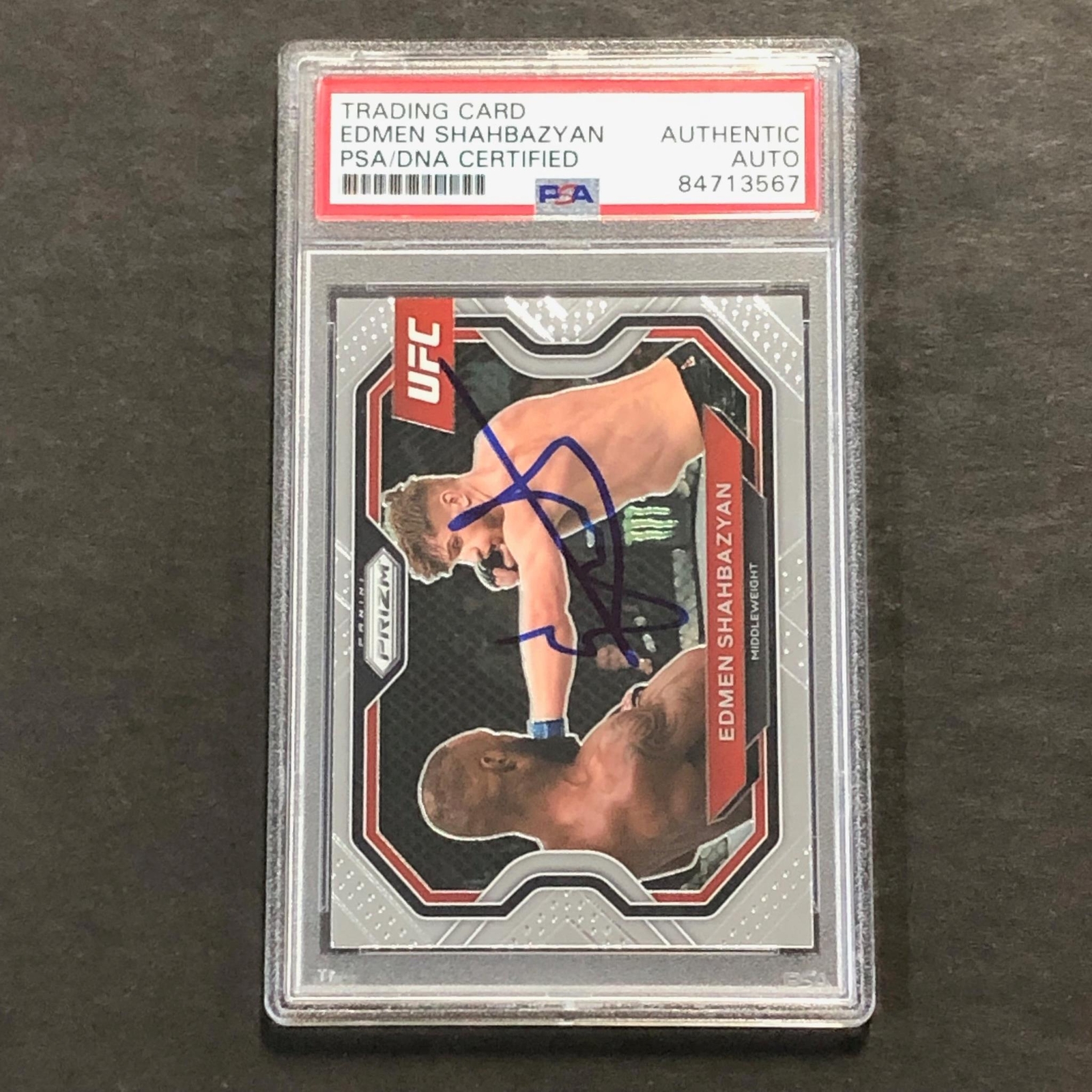 2021 Panini Prizm #138 Edmen Shahbazyan Signed Card PSA Slabbed
