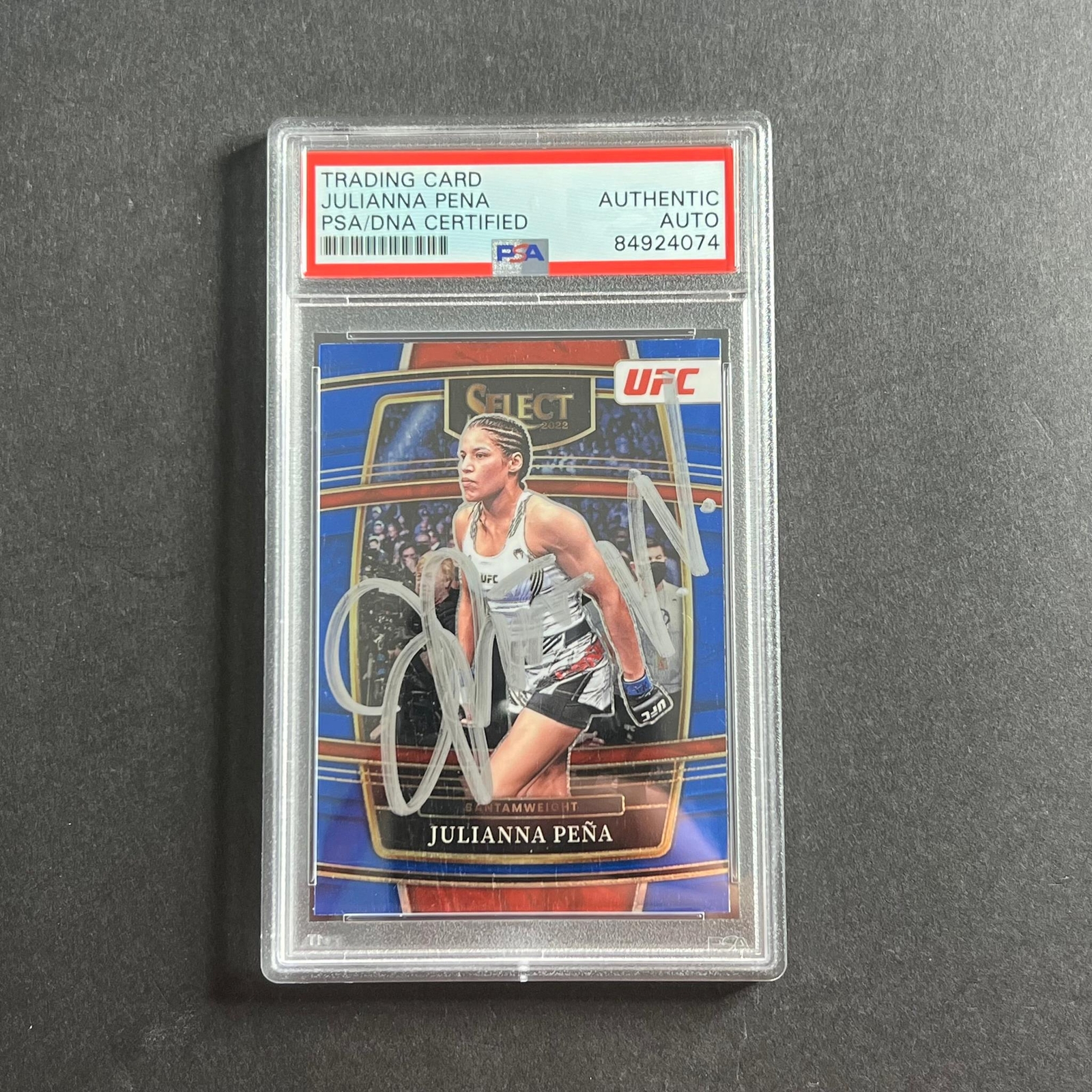 2022 Panini Select #87 Juliana Pena Signed Card AUTO PSA Slabbed

