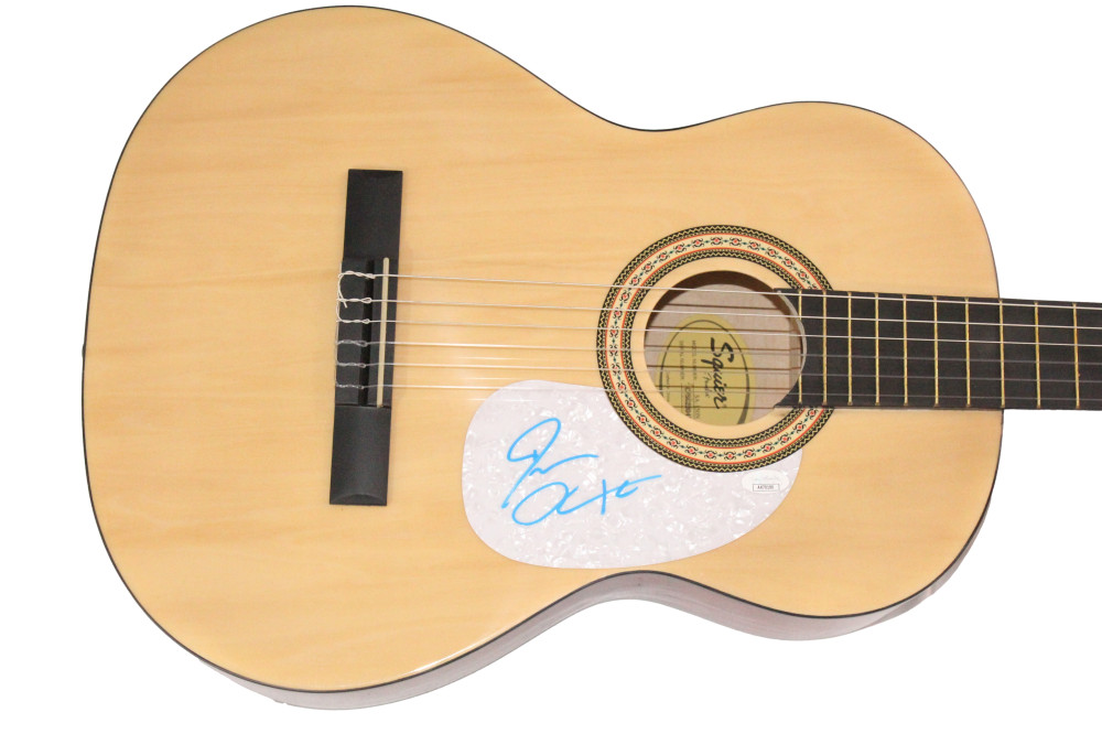 Darius Rucker Signed Autograph Fender Acoustic Guitar Cracked Rear View JSA COA
