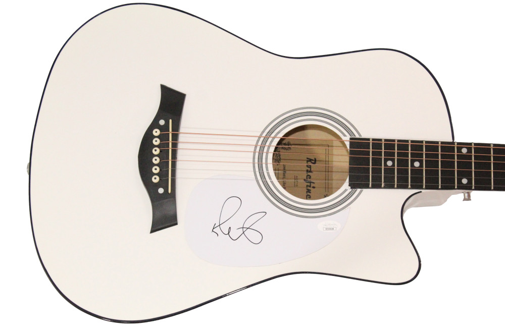 Elvis Costello Signed Autograph Acoustic Guitar - The Attractions w/ JSA COA
