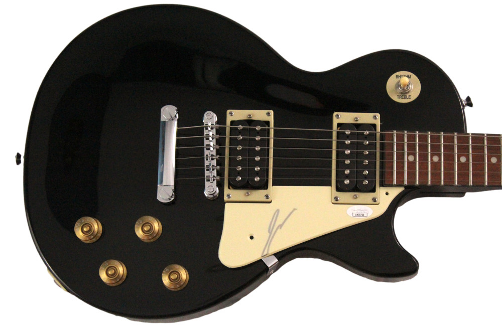 John Rzeznik Goo Goo Dolls Signed Autograph Gibson Epiphone Les Paul Guitar JSA
