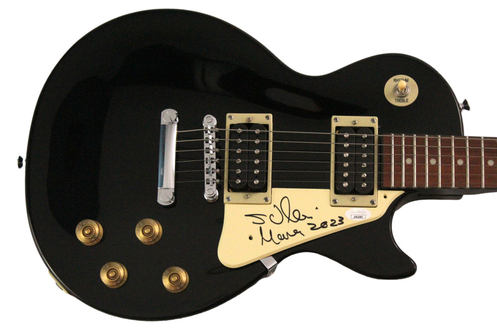 Sergio Vallin Mana Signed Autograph Gibson Epiphone Les Paul Guitar - JSA COA
