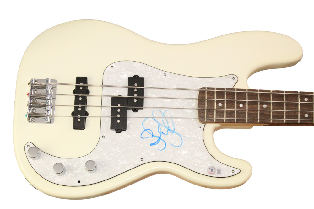 Stefan Lessard Dave Matthews Band Signed Autograph Fender Bass Guitar - Beckett