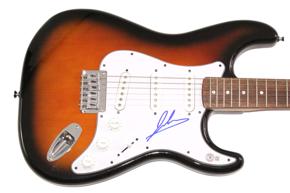 John Rzeznik Goo Goo Dolls Signed Autograph Fender Electric Guitar Beckett COA