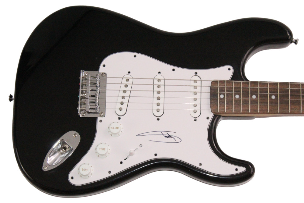 Eminem Slim Shady Signed Autograph Black Fender Electric Guitar w/ JSA COA
