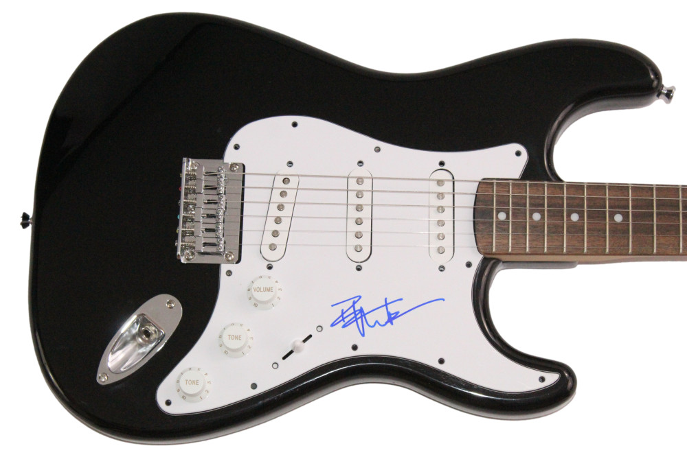 Dave Matthews Signed Autograph Black Fender Electric Guitar Everyday w/ JSA COA