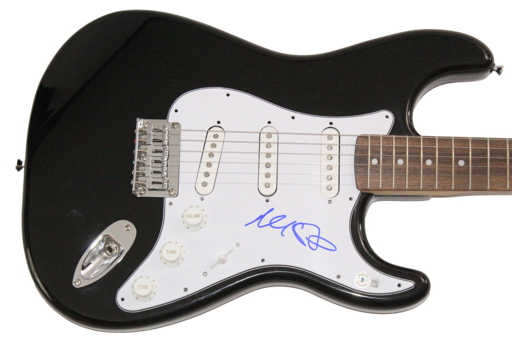 Mike D Diamond Signed Autograph Black Fender Guitar Beastie Boys w/ Beckett COA