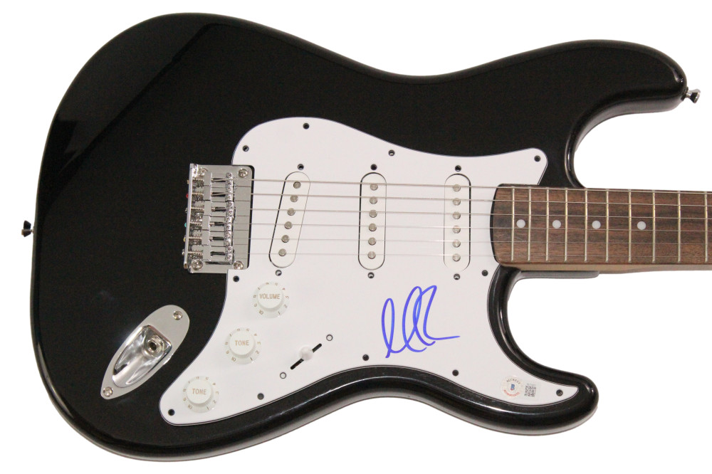 Marc Roberge OAR O.A.R. Signed Autograph Black Fender Guitar w/ Beckett BAS COA