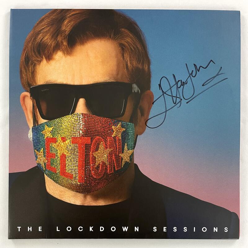 Elton John Signed Autograph Album Vinyl Record The Lockdown Sessions - JSA COA