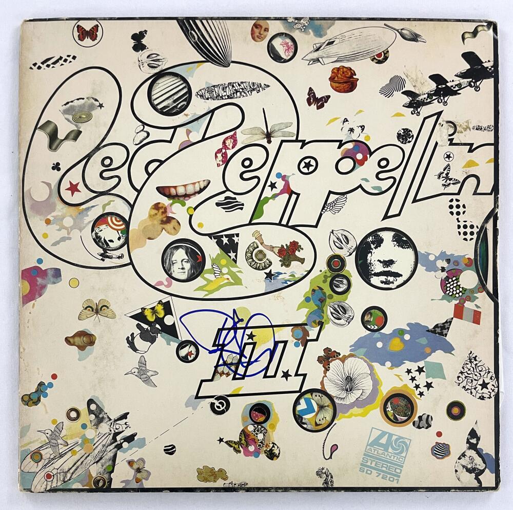 Robert Plant Signed Autograph Album Vinyl Record Led Zeppelin III 3 w/ JSA COA