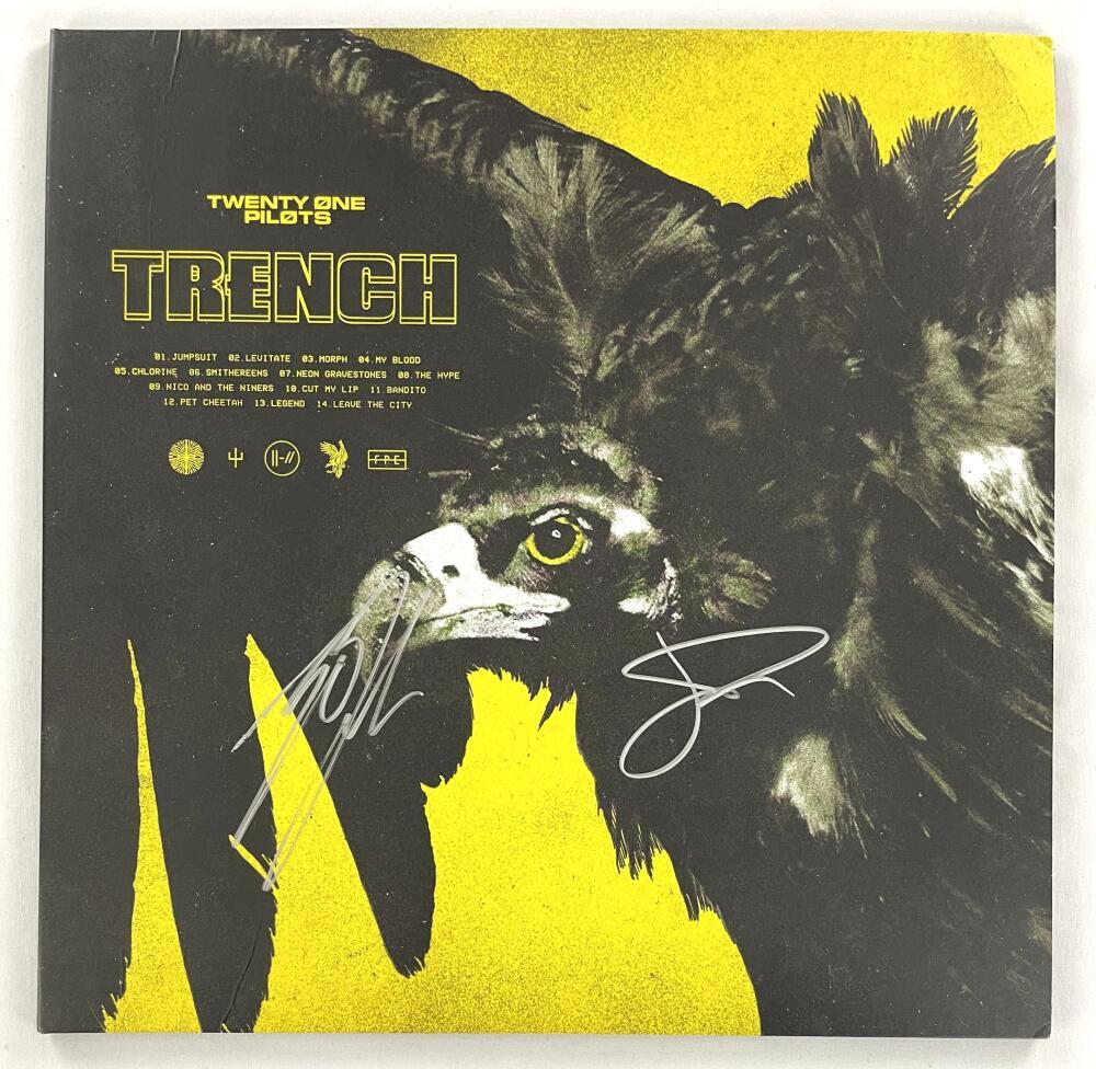 Twenty One Pilots Band Signed Autograph Album Vinyl Record - Trench w/ JSA COA