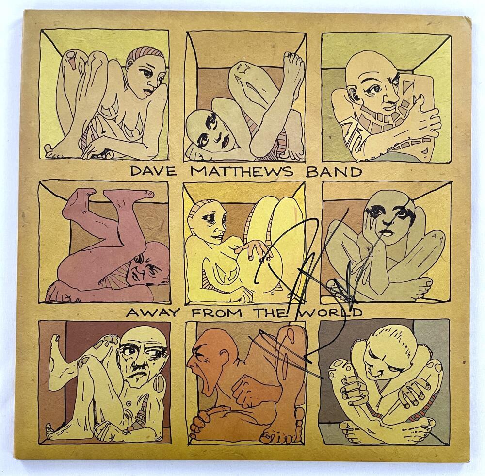 Dave Matthews Signed Autograph Album Vinyl Record Away From The World - Band JSA