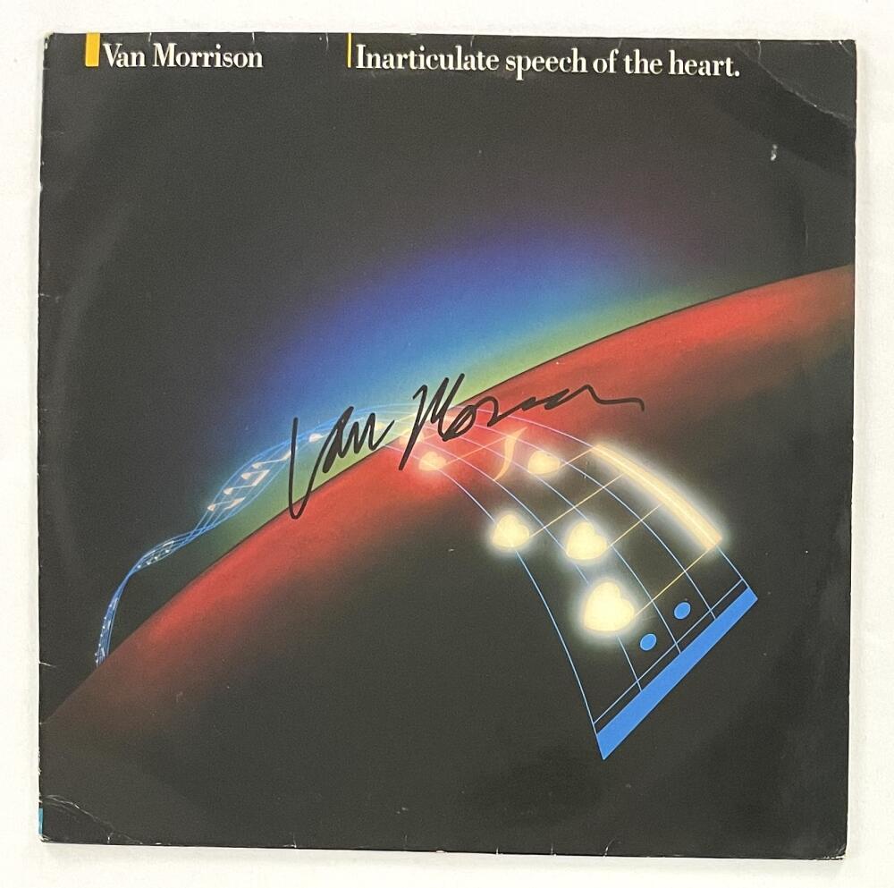 VAN MORRISON SIGNED AUTOGRAPH ALBUM INARTICULATE SPEECH OF THE HEART W/ JSA COA COLLECTIBLE MEMORABILIA