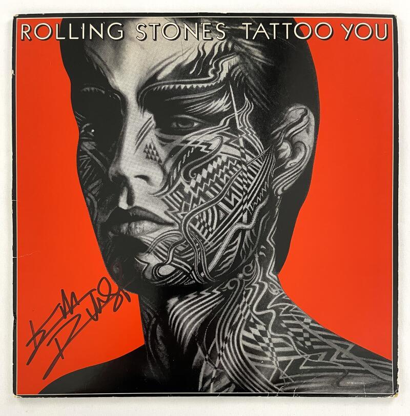 Keith Richards The Rolling Stones Signed Autograph Album Record Tattoo You - BAS