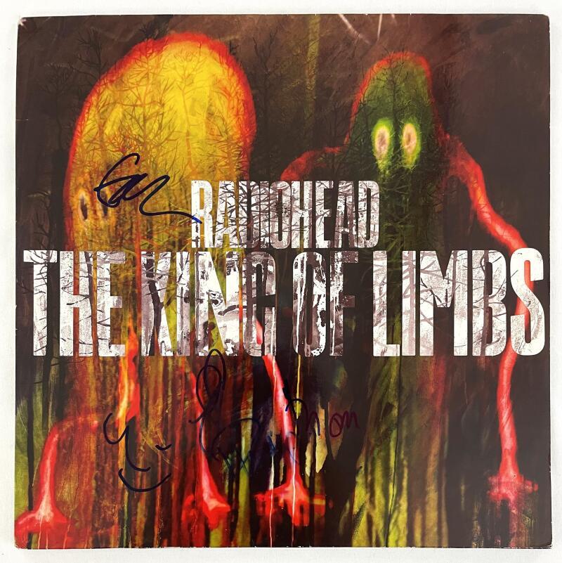 Radiohead Band x5 Signed Autograph Album Vinyl Record The King of Limbs Beckett