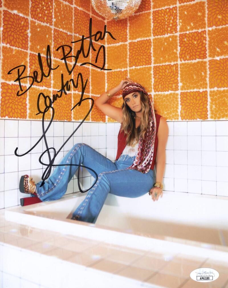 Lainey Wilson Signed Autograph 8x10 Photo - Bell Bottom Country INSC w/ JSA COA