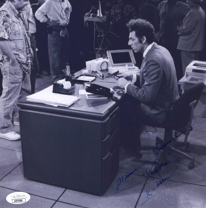 Michael Richards Signed Autograph 8.5 x 8.5 Photo Seinfeld Cosmo Kramer JSA COA