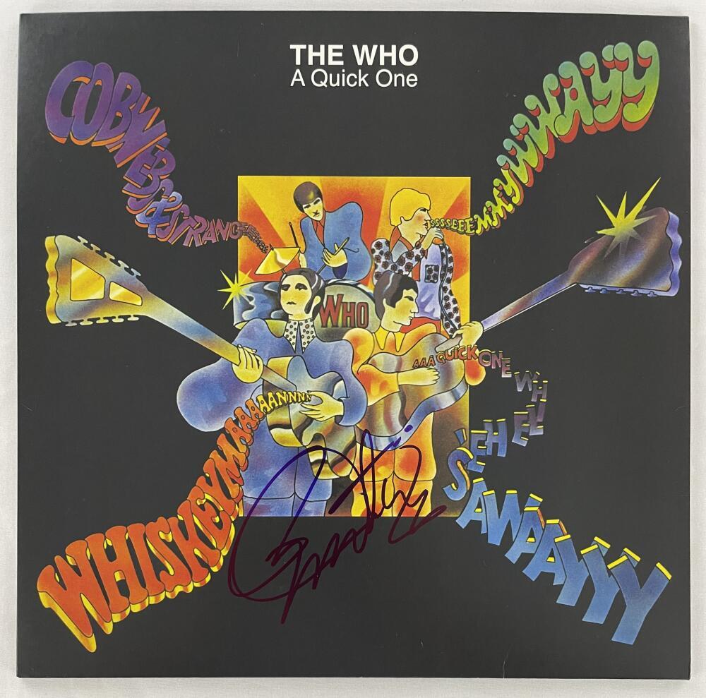 Roger Daltrey The Who Signed Autograph Album Vinyl Record LP A Quick One Beckett