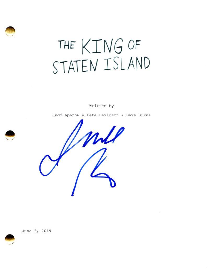 Judd Apatow Signed Autograph The King of Staten Island Movie Script Screenplay