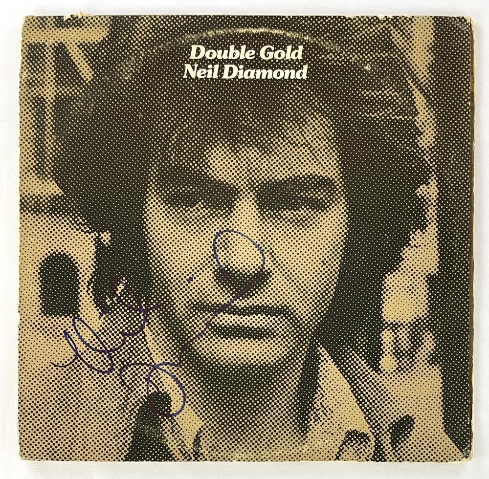 Neil Diamond Signed Autograph Album Vinyl Record LP - Double Gold w/ Beckett COA