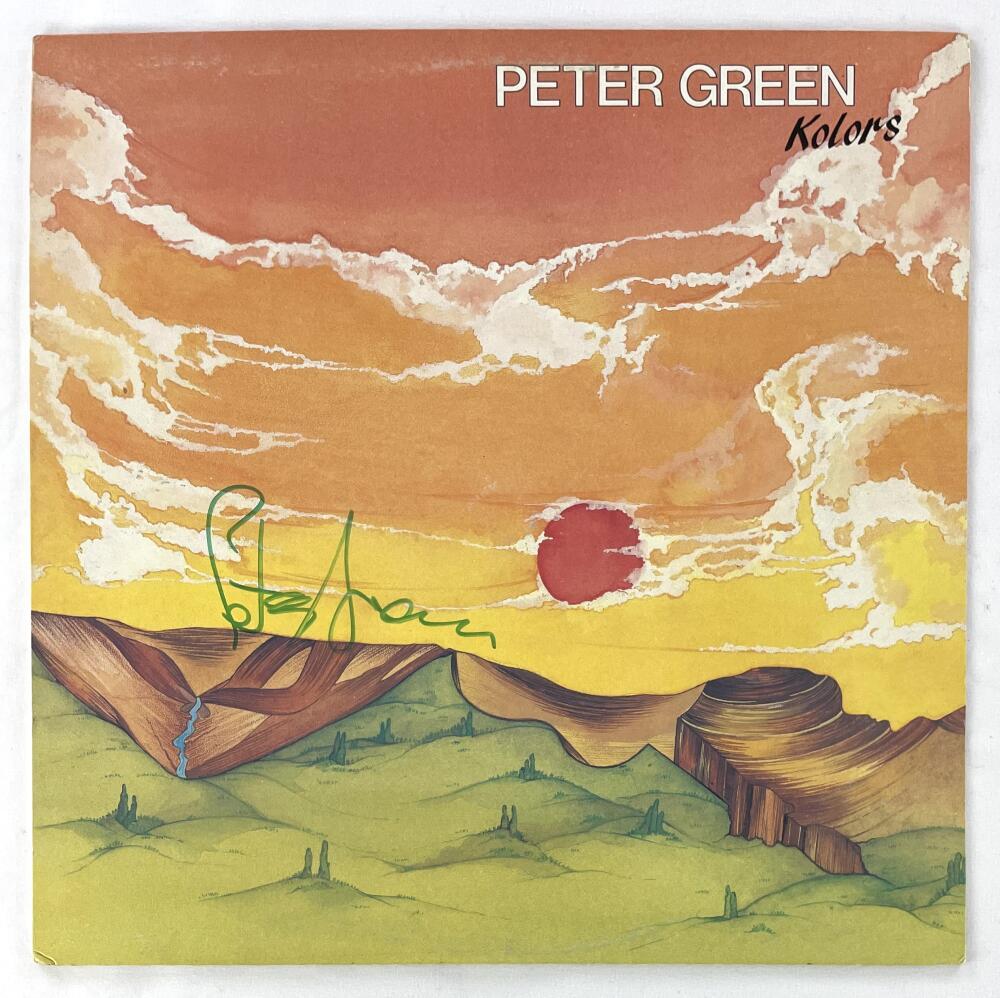 Peter Green Fleetwood Mac Signed Autograph Album Vinyl Record LP Kolors Beckett