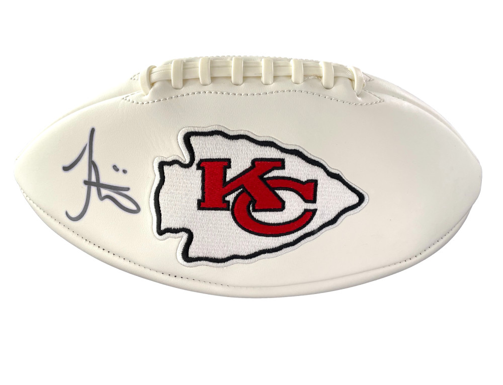 TYREEK HILL SIGNED AUTOGRAPH KC CHIEFS COMMEMORATIVE SUPER BOWL FOOTBALL JSA COA COLLECTIBLE MEMORABILIA