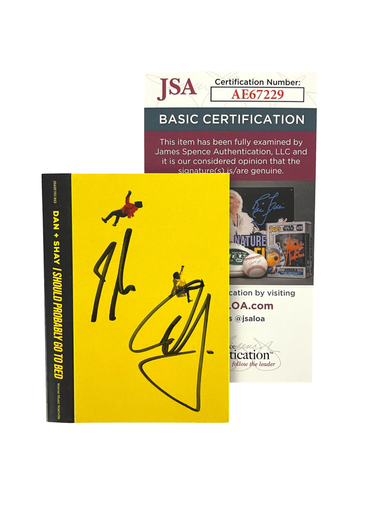 Dan + Shay Signed Autograph I Should Probably Go To Bed Cassette Tape w/ JSA COA