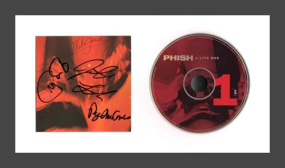 Phish Band Signed Autograph A Live One Framed CD Display Trey Mike Page Jon JSA