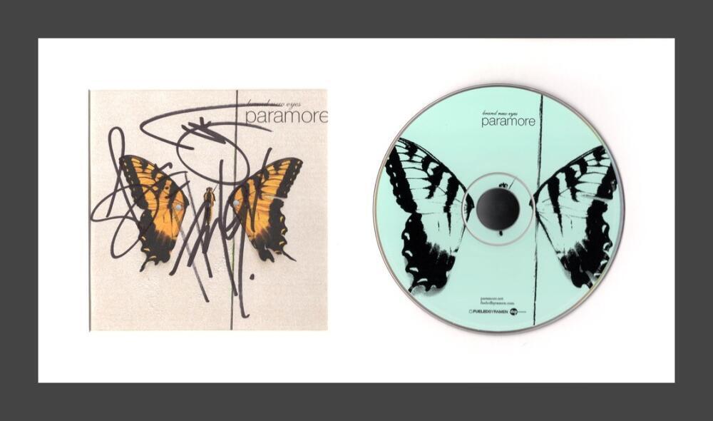 Paramore Signed Autograph Brand New Eyes Framed CD Display Hayley Williams + JSA
