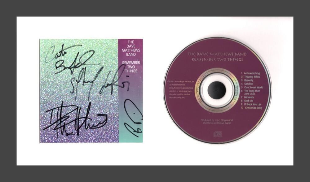 Dave Matthews Band Complete x5 Signed Autograph Framed CD - LeRoi Moore Beckett
