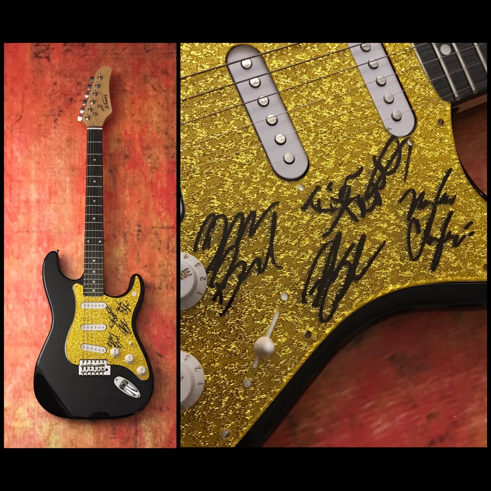 GFA King of Misery Rise of Equals * SAUL * Band Signed Electric Guitar S5 COA
