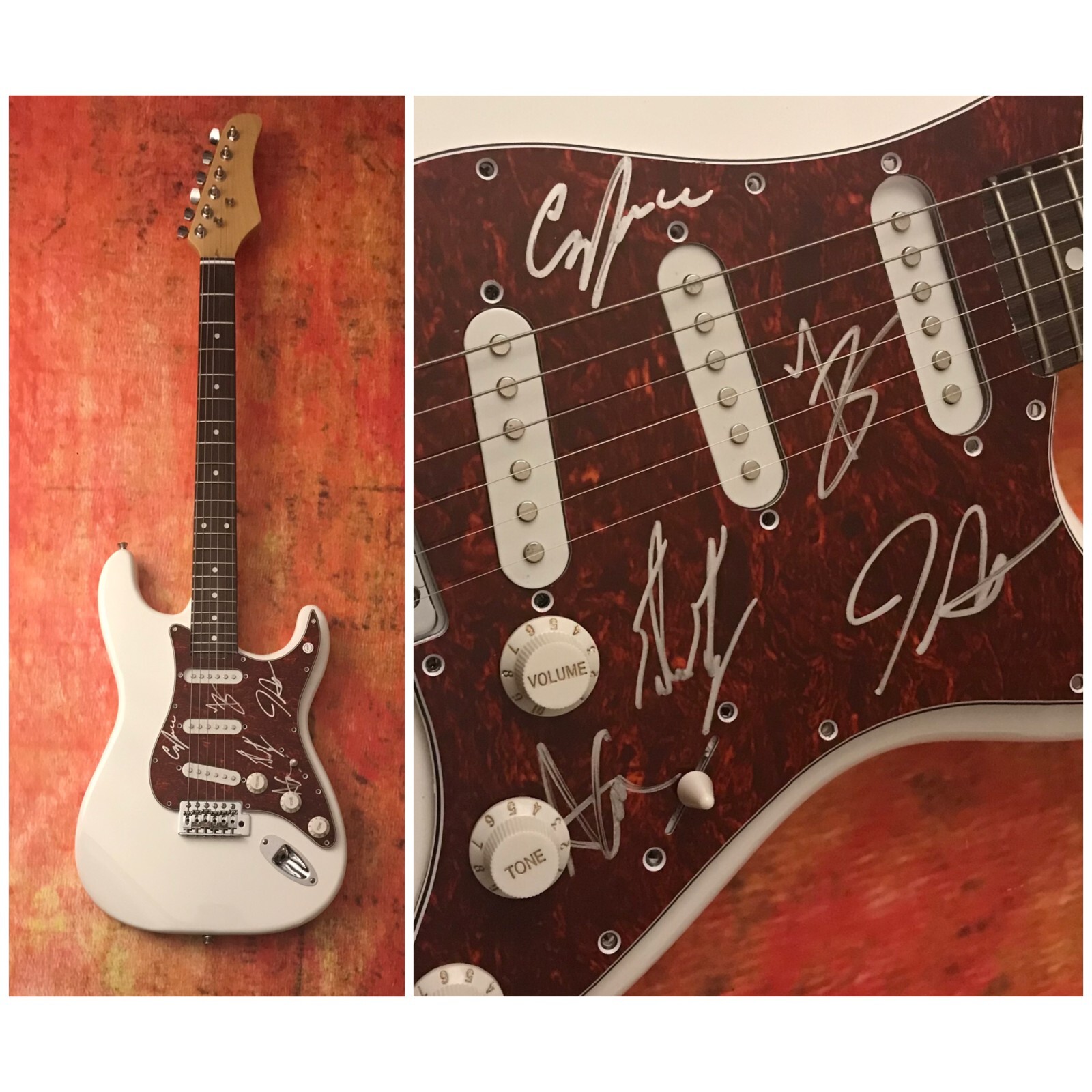 GFA Mr. Cadillac x5 Band * MAC SATURN * Signed Electric Guitar COA
