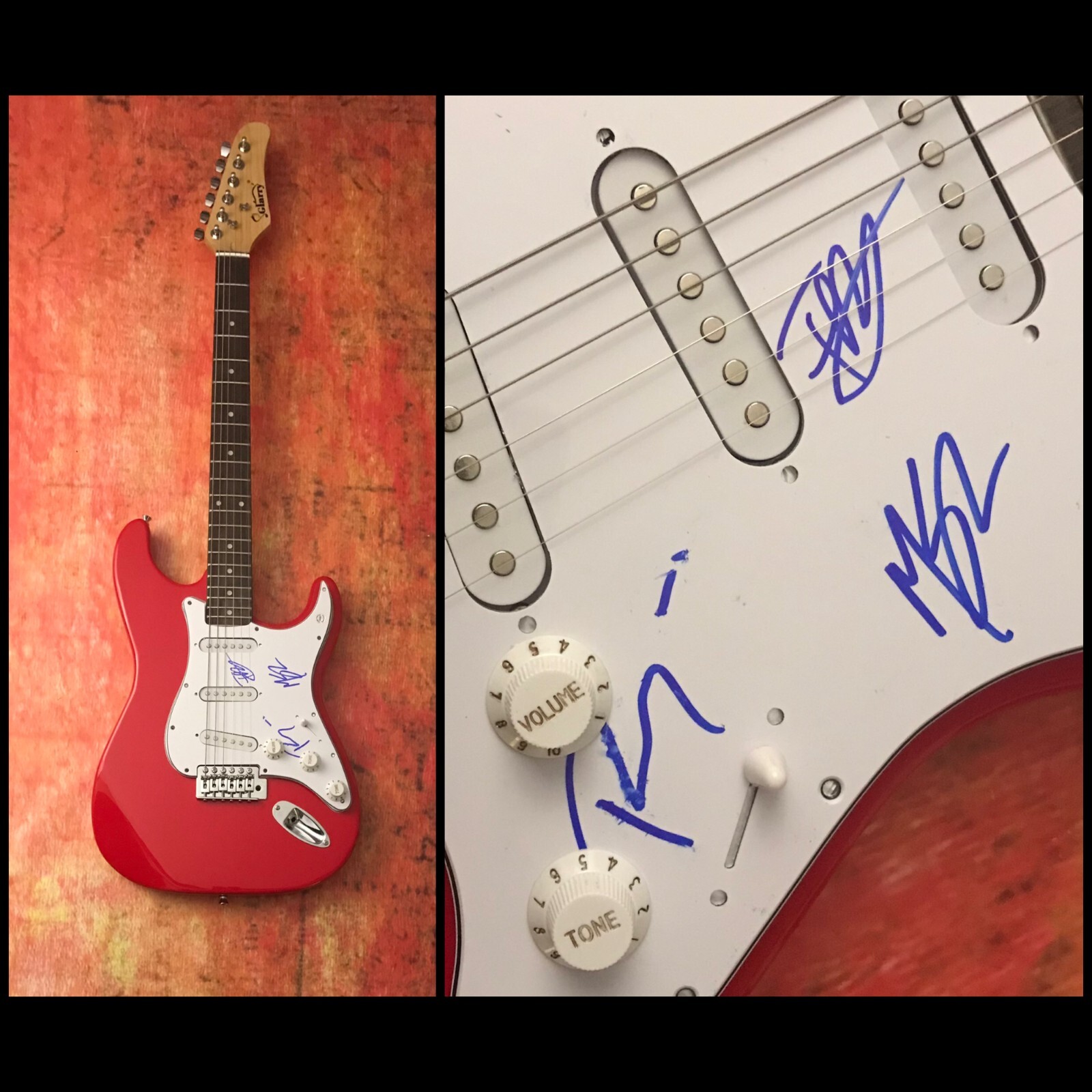 GFA Yumeno Garden Band * LAST DINOSAURS * Signed Electric Guitar PROOF COA
