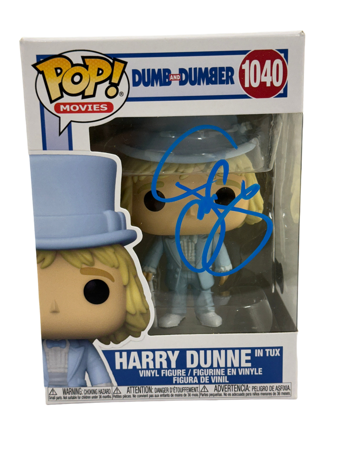 Jeff Daniels Signed Harry Dune Funko 1040 Dumb and Dumber Autograph Beckett
