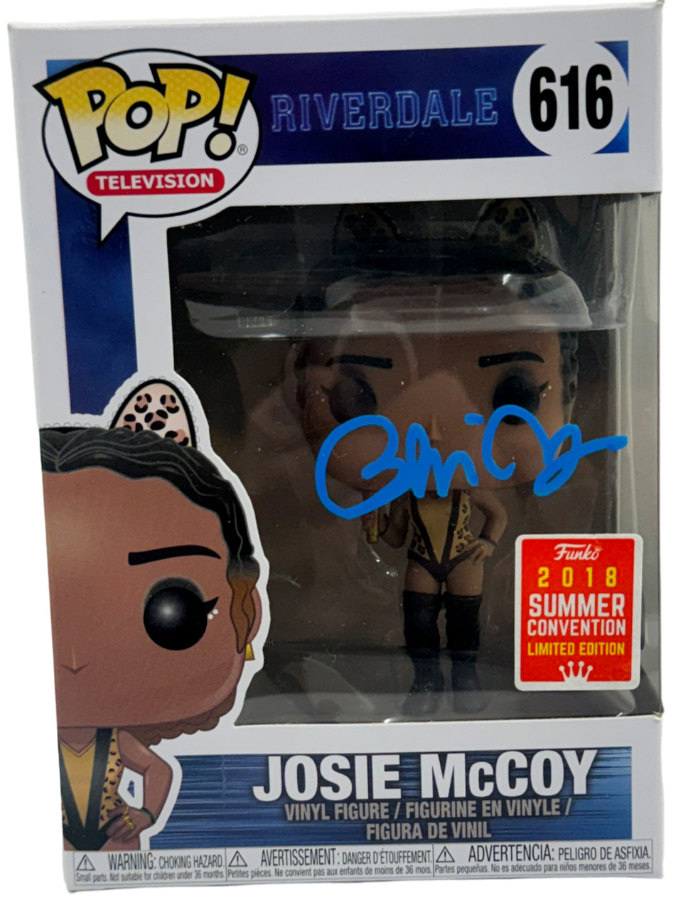 Ashleigh Murray Signed Josie McCoy Funko Riverdale Authentic Autograph Beckett
