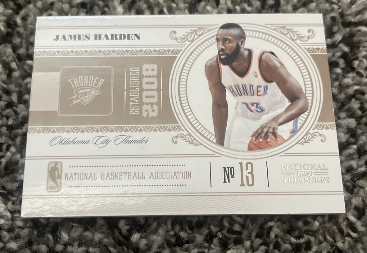 2010-11 Panini National Treasures Basketball Base #70 James Harden #58/99
