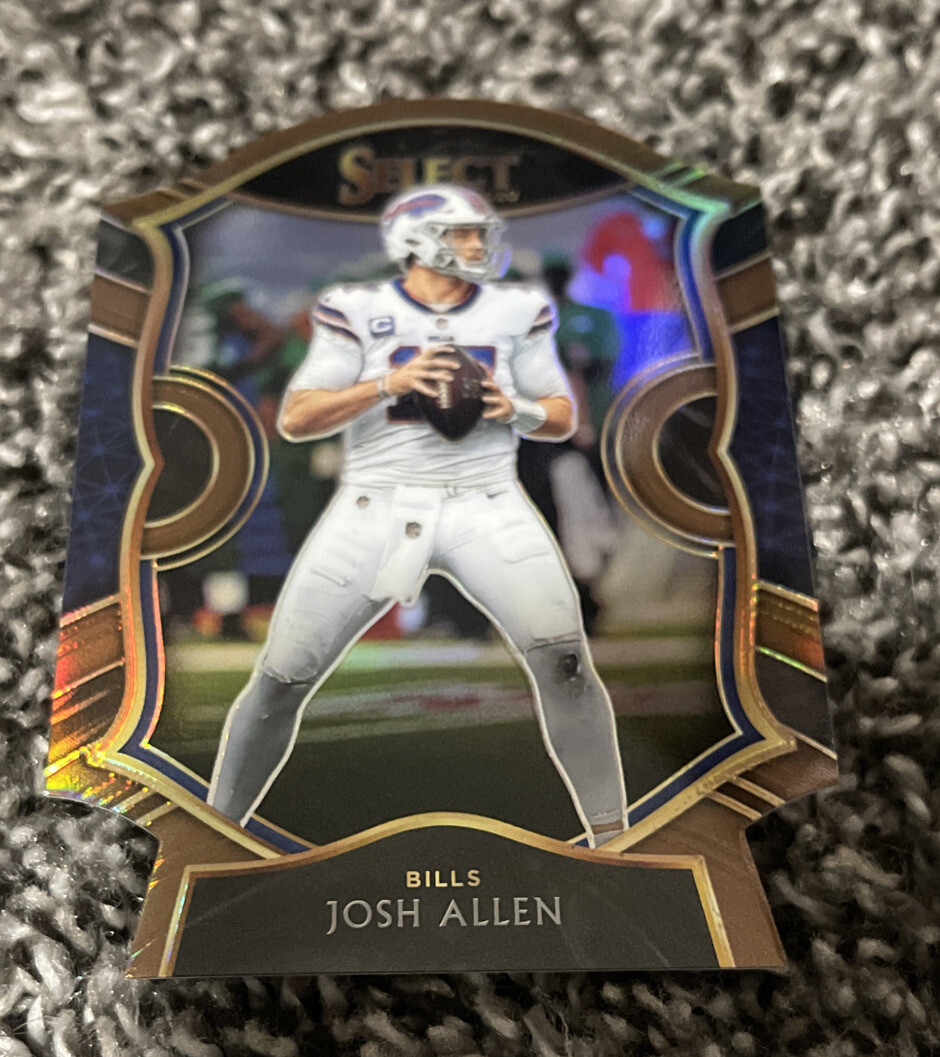 2020 Panini Select Concourse Copper Prizm Die-Cut /355 Josh Allen #22

