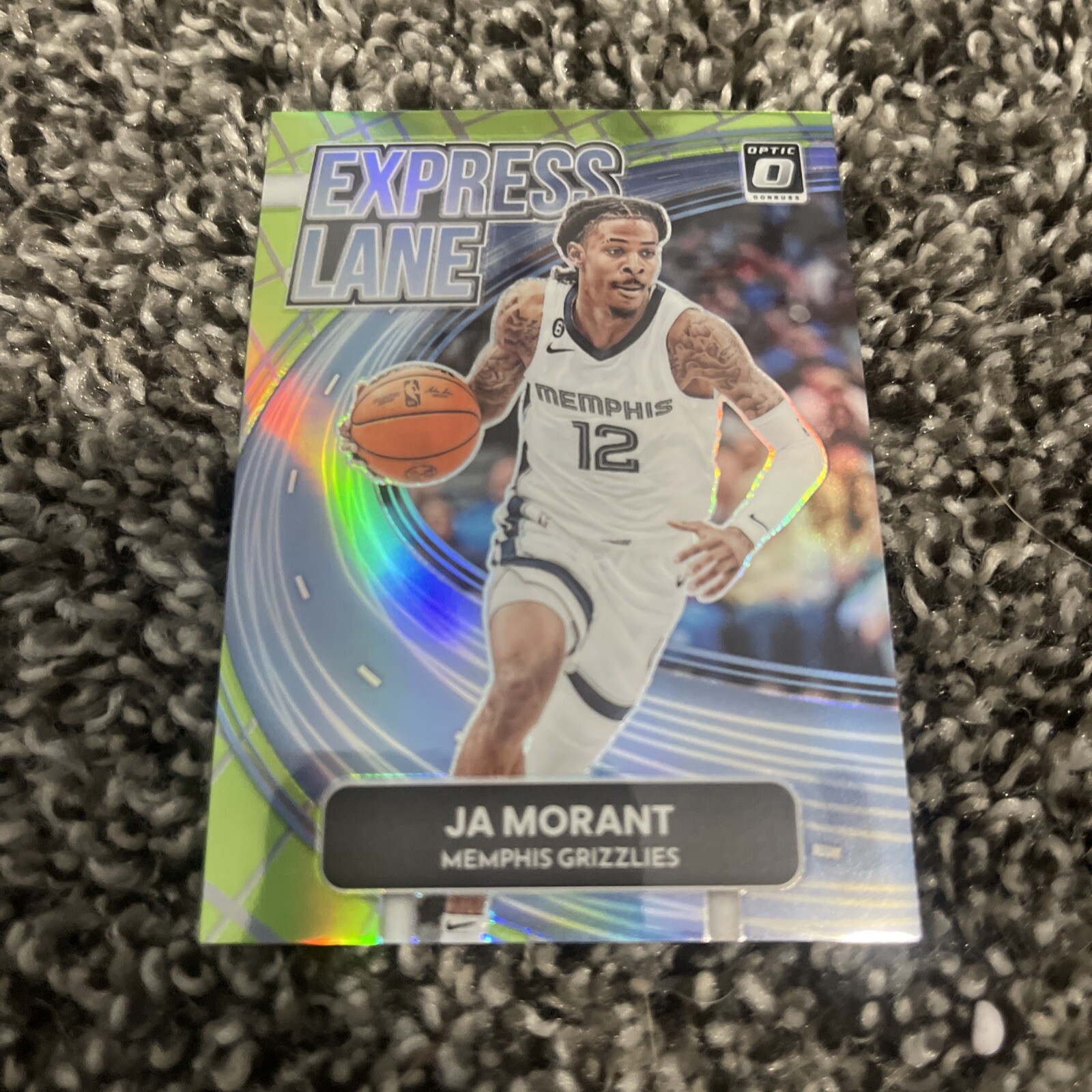 2022-23 Donruss Optic Express Lane Lime Green #1 Ja Morant /149
