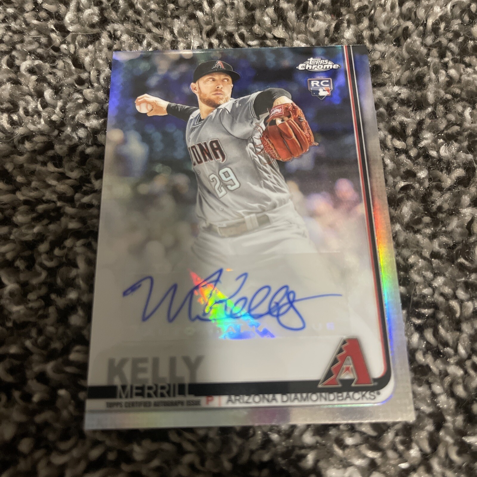 New Listing2019 Topps Chrome Update Merrill Kelly Refractor Autograph Rookie Auto CUA-MKE
