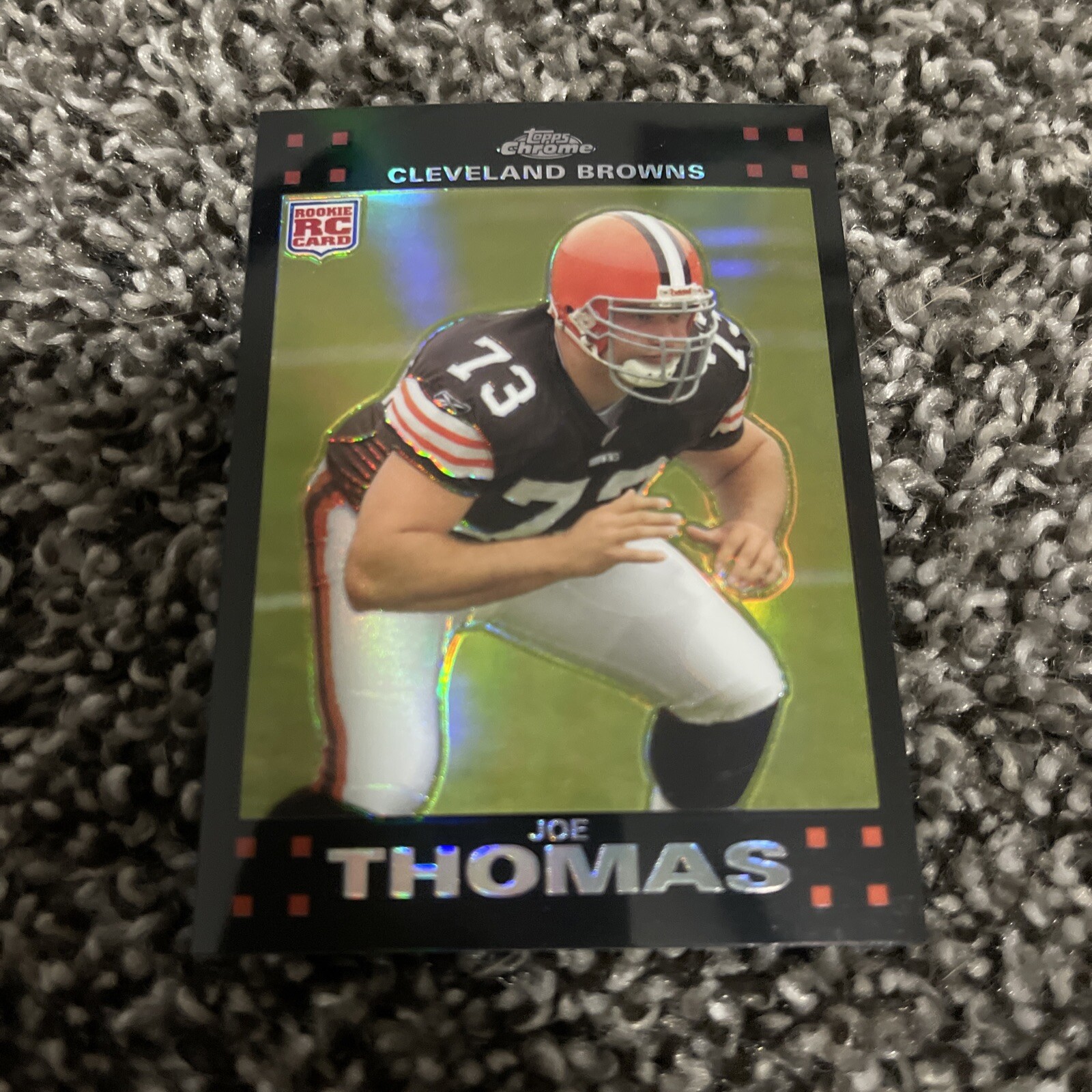 New Listing2007 Topps Chrome Joe Thomas Refractor Rookie RC #TC264 Browns HOFer
