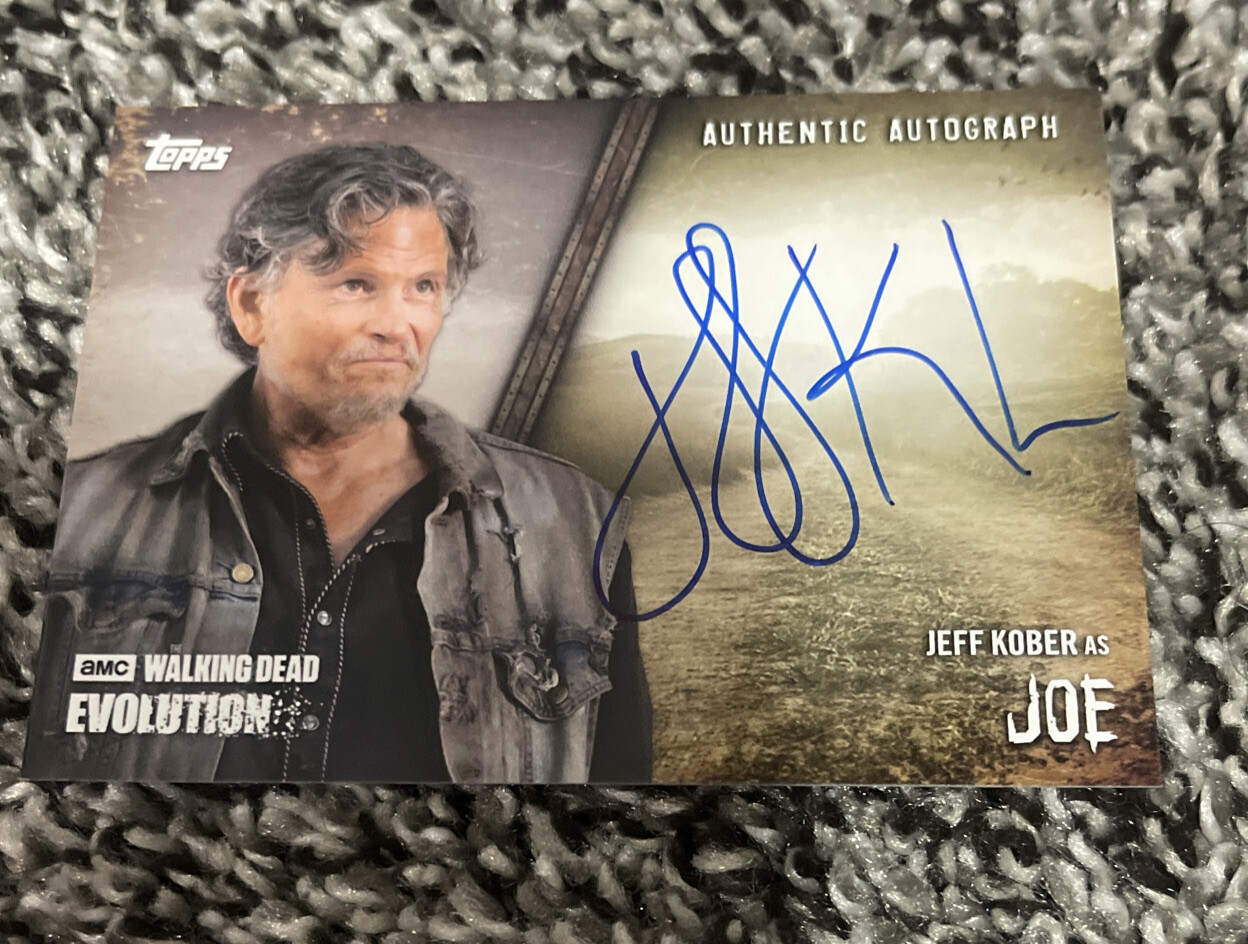 2017 Topps Walking Dead Evolution Jeff Kober as Joe Auto