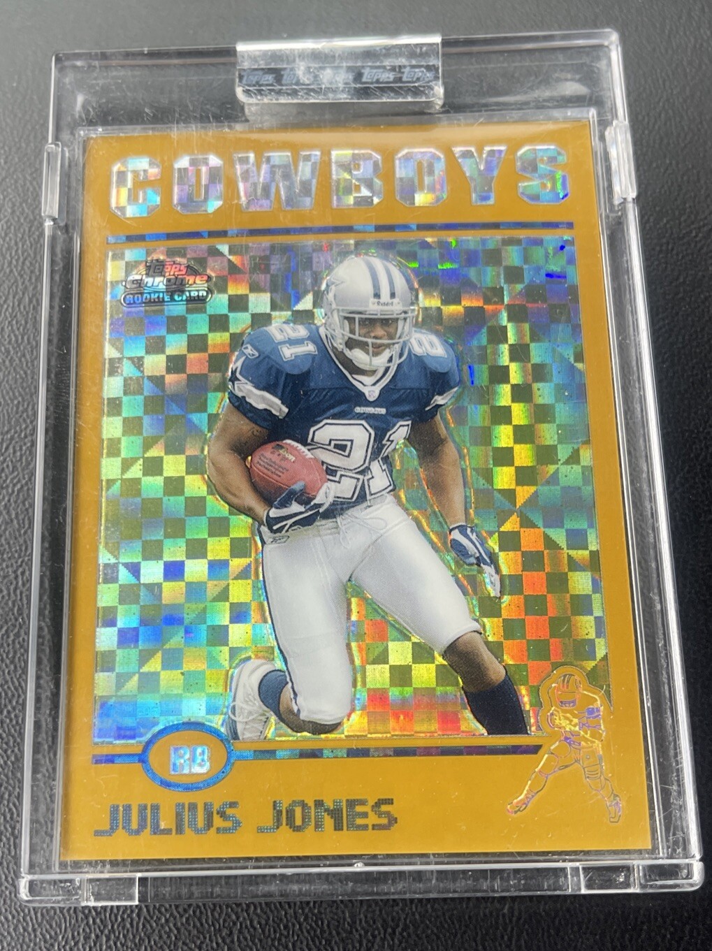 2004 Topps Chrome JULIUS JONES Gold Xfractor Rookie RC #D /279 Uncirculated