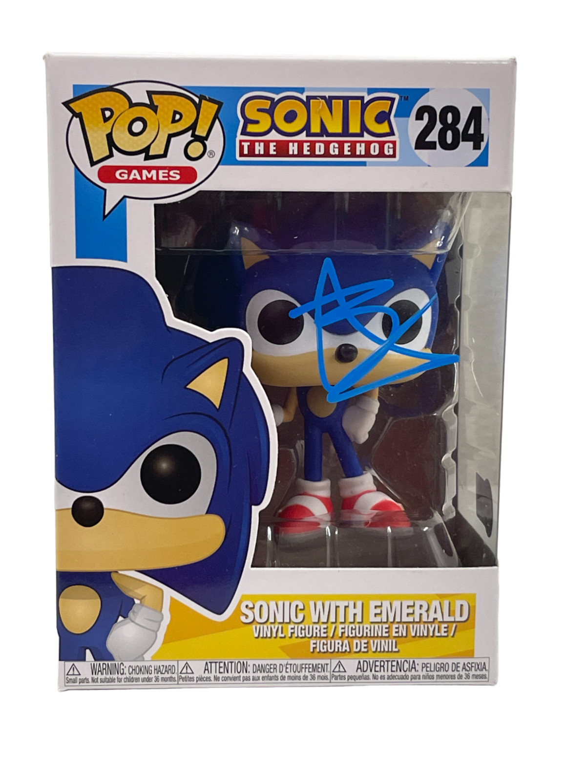 Ben Schwartz Signed Sonic The Hedgehog Funko 284 Authentic Autograph Beckett
