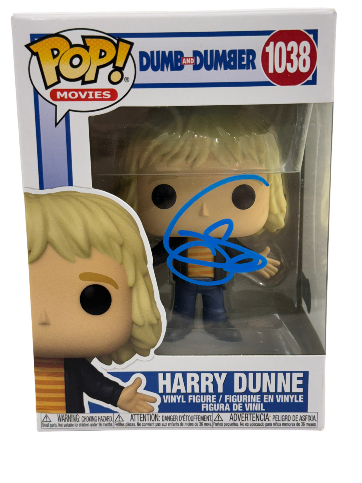 Jeff Daniels Signed Harry Dune Funko 1038 Dumb and Dumber Autograph Beckett
